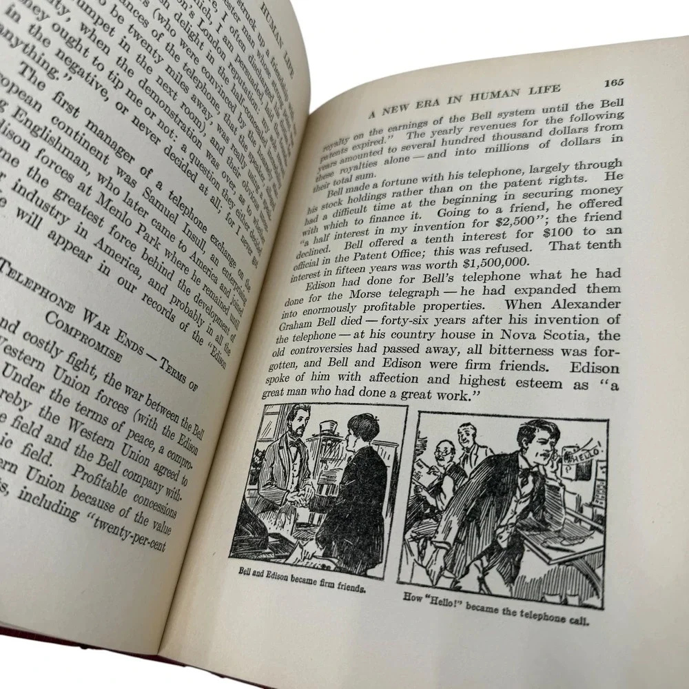 Thomas A Edison Benefactor of Mankind Francis Trevelyan Miller 1931 Book Vintage